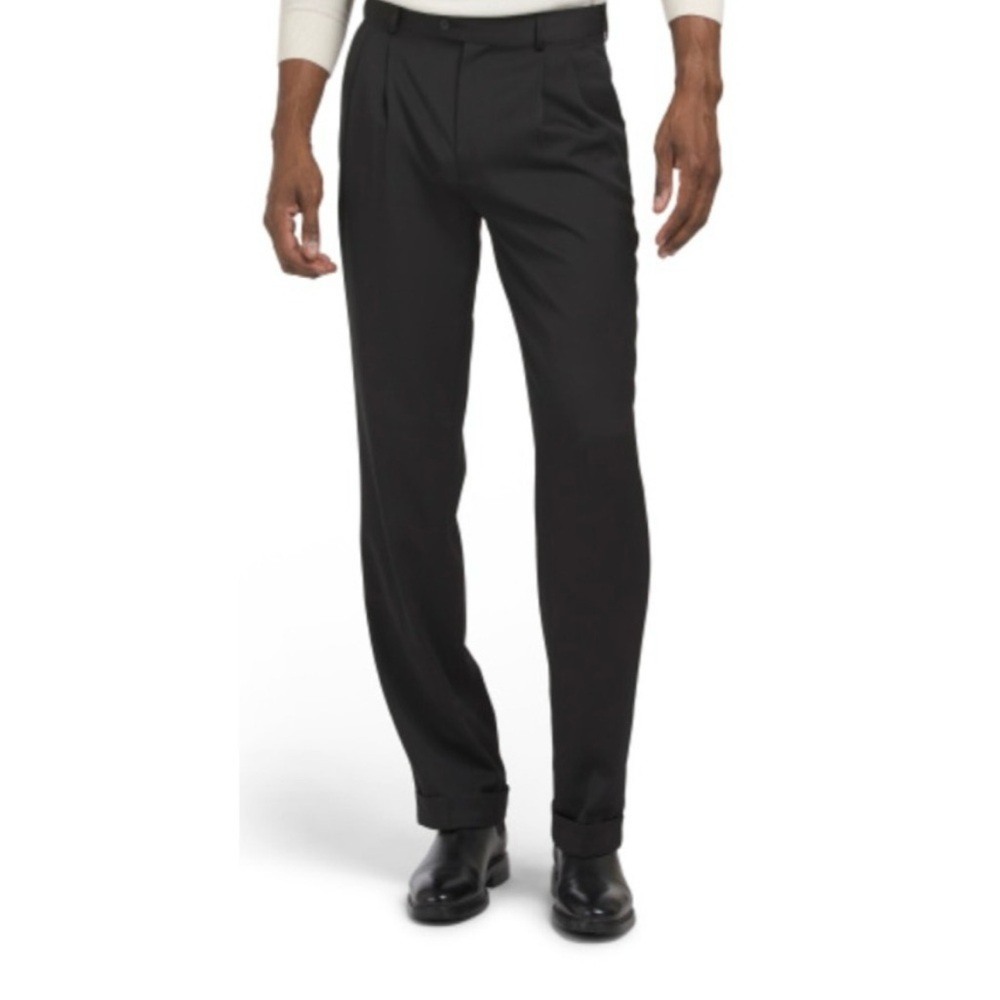 Perry Ellis PORTFOLIO Black Dress Pants for Men 38W x 32L